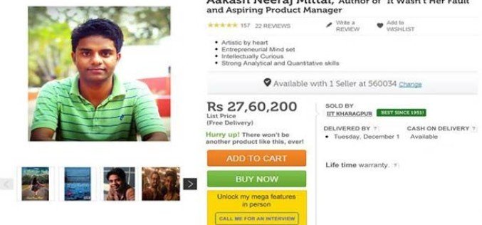 IIT Graduate ‘Sells’ Himself on Online Retailer Giant Flipkart to Get a Job There